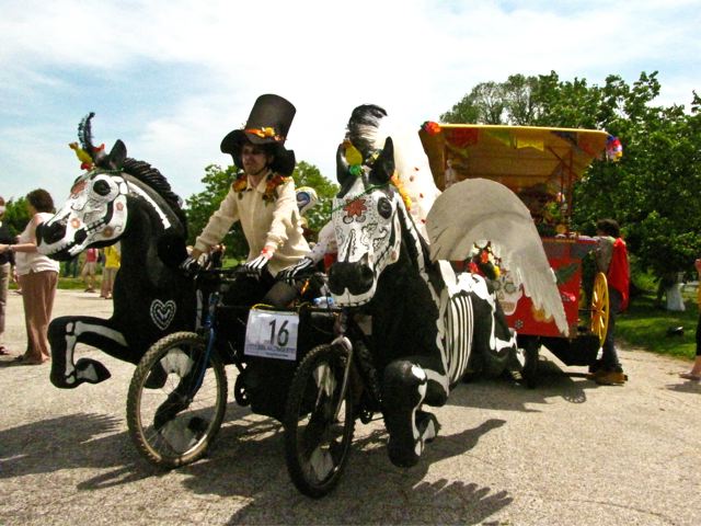 Kinetic Sculpture Race - Day of the Dead