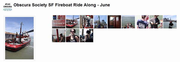 Obscura Society Fireboat Photos