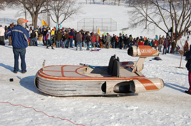 Minneapolis Art Sled Rally - Powderhorn Park 2011 - Atlas Obscura Blog