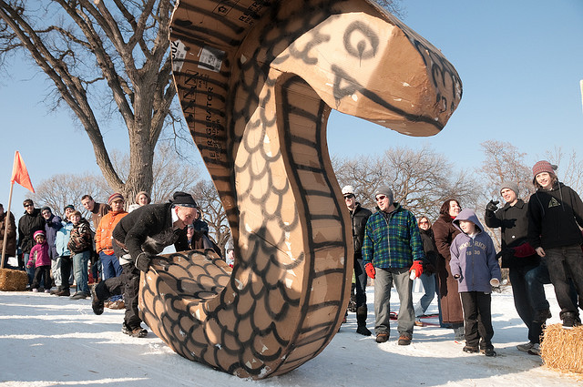 Art Sled Rally Powderhorn Park - Minneapolis Minnesota - Atlas Obscura blog