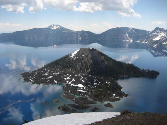 Crate Lake Volcano  - Atlas Obscura