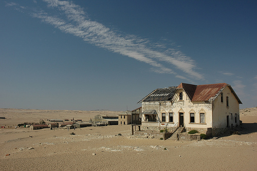 Kolmanskop Namibia - View of Town from Outside - Atlas Obscura