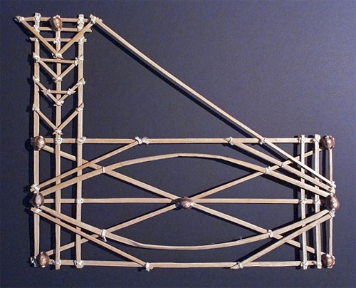 Polynesian Stick Chart - Ancient Maps Cartography - National Geographic